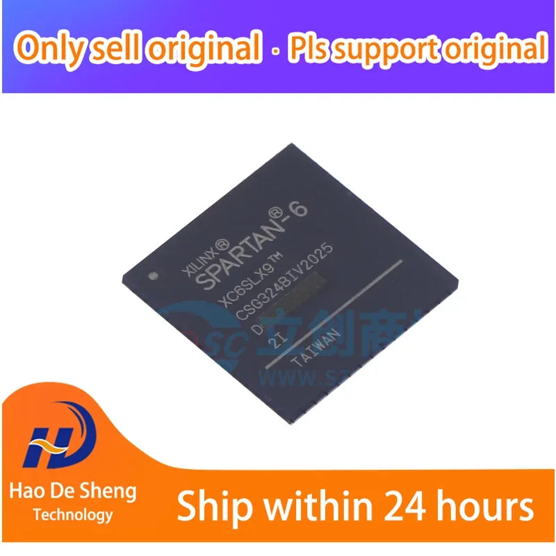 1 шт XC6SLX9- 2CSG324I BGA новый оригинальный в наличии 