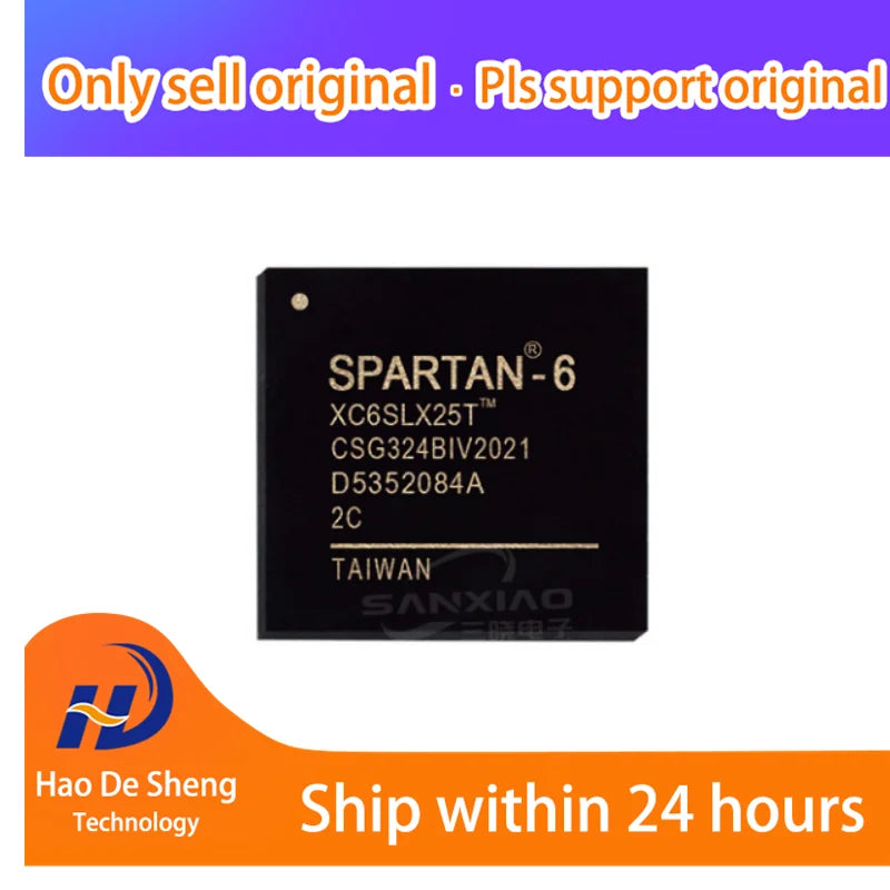 1PCS XC6SLX25T-2CSG324C XC6SLX25T BGA новый оригинальный в наличии 