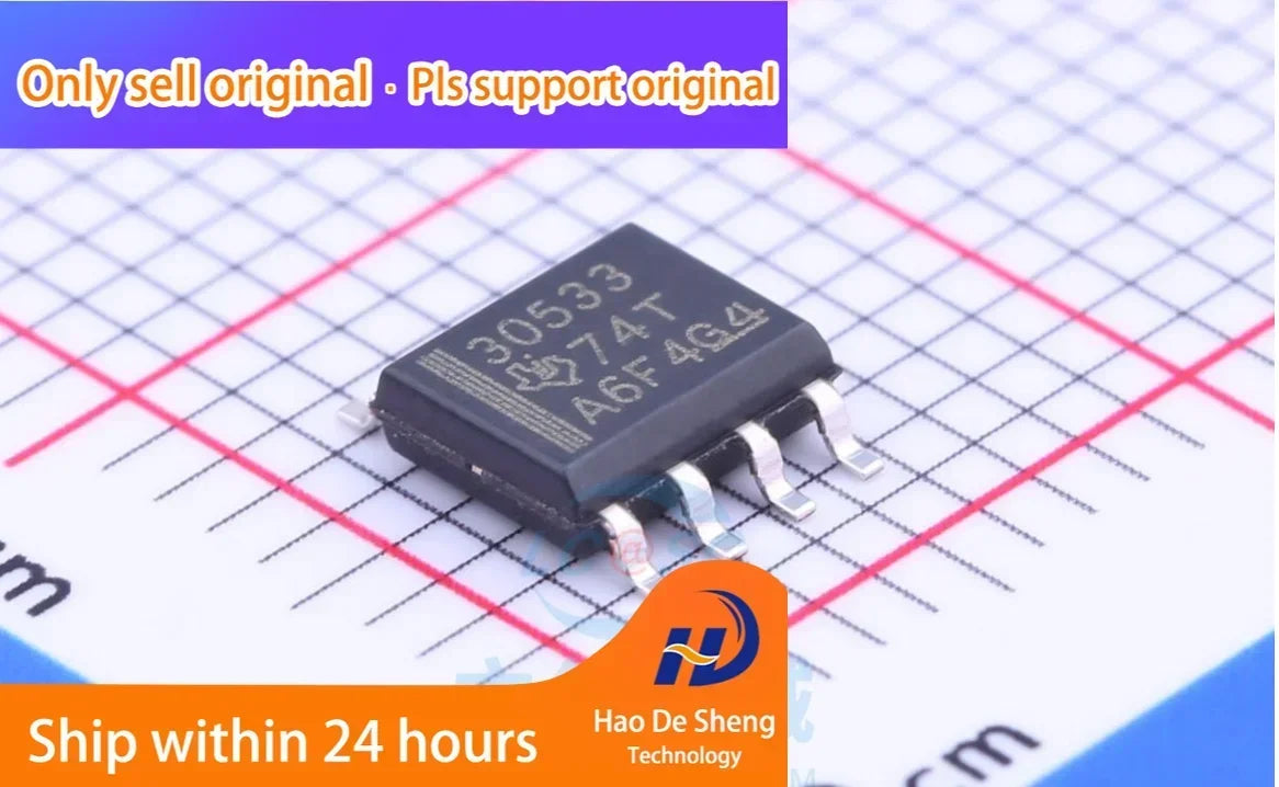10PCS/LOT  TPS3305-33DR TPS3305 SOP8 Logo 30533 IC  New Original in Stock