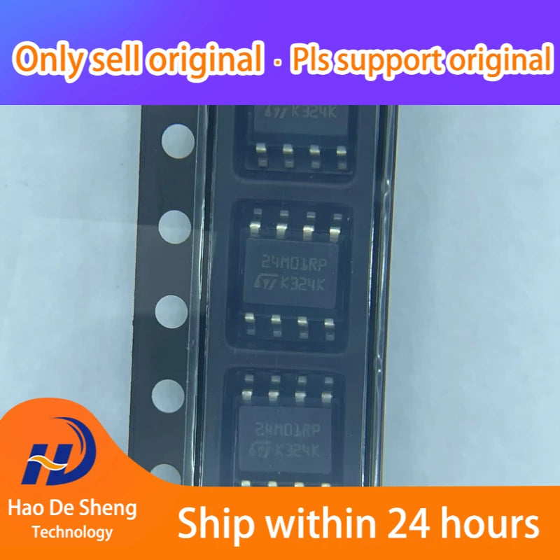 10PCS/LOT ST  M24M01-RMN6TP  Memory IC  Logo 24M01RP SOP-8 New Original In Stock