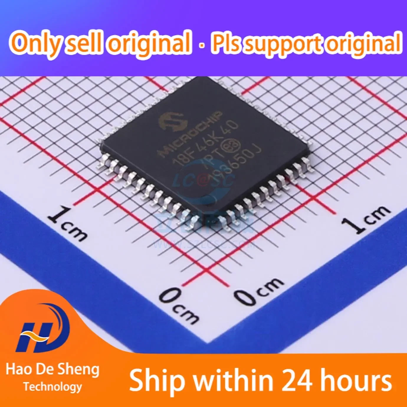 10PCS/LOT PIC18F46K40-I/PT TQFP-44  New Original In stock