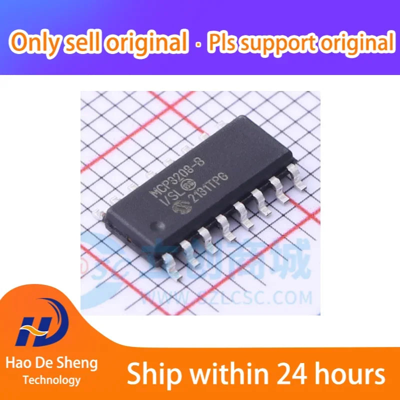 10PCS/LOT MCP3208-BI/SL SOP16 New Original In Stock
