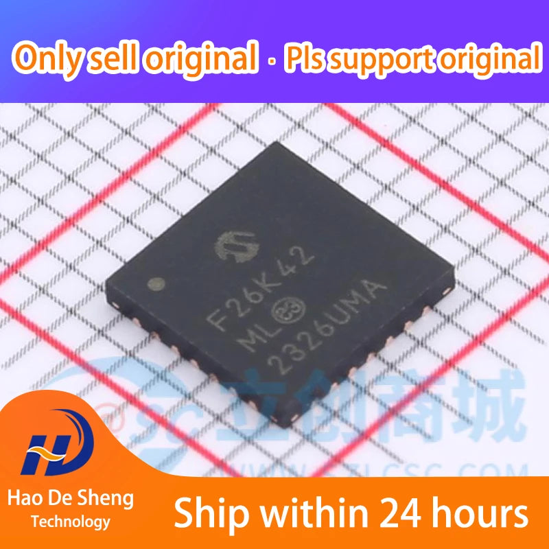 10PCS/LOT PIC18F26K42-I/ML PIC18F26K42 QFN-28 New Original In Stock