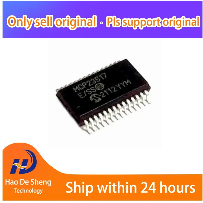 10PCS/LOT MCP23S17-E/SS  SSOP-28 New Original In stock