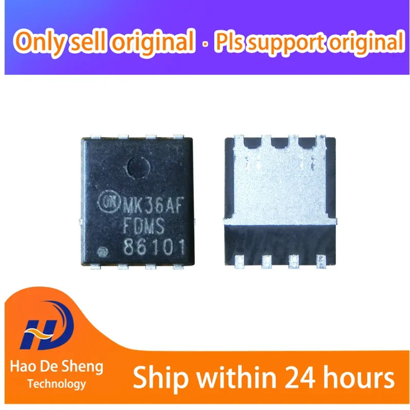 10PCS/LOT FDMS86101 Logo 86101 QFN8   New Original In stock