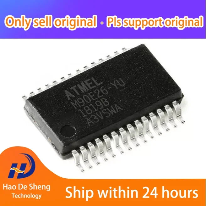 10PCS/LOT  ATM90E26-YU-R M90E26-YU SSOP-28 New Original In Stock, electronic components supplies