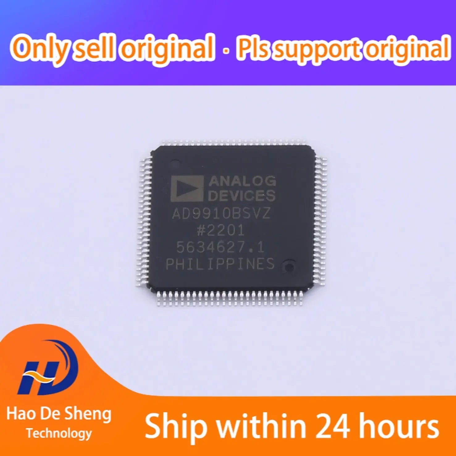 1 шт./лот AD9910BSVZ AD9910BSVZ-REEL AO9910 TQFP-100 новый оригинальный в наличии 